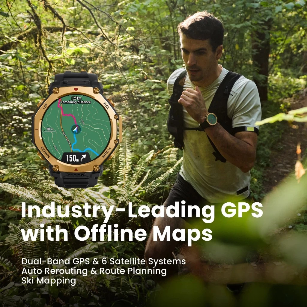 สมาร์ทวอทช์ AMAZFIT T-REX 3 PRO (44MM) หน้าจอ 1.32
